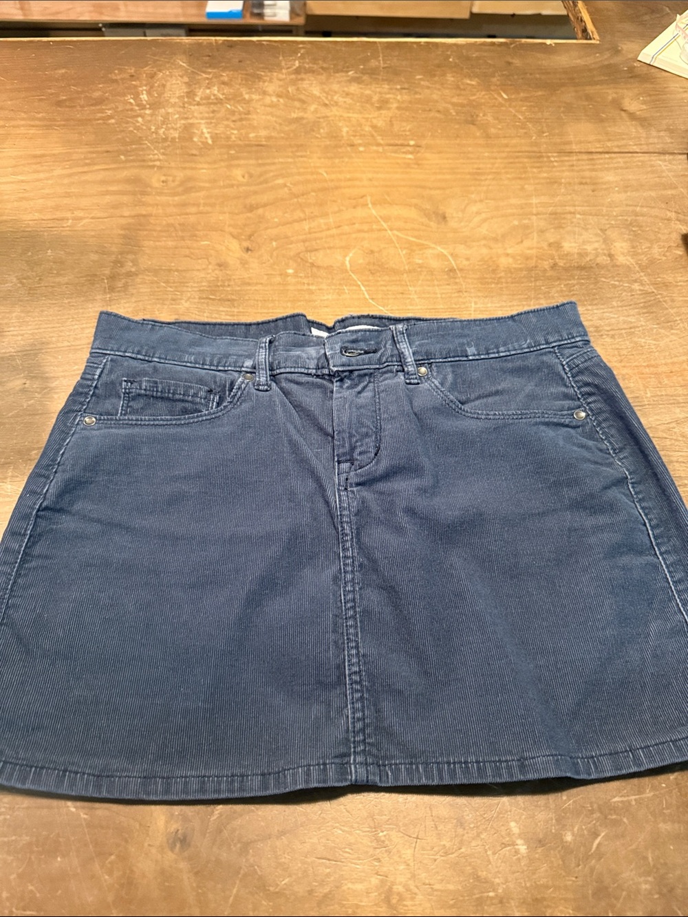 Old Navy Navy Blue Denim Mini Skirt